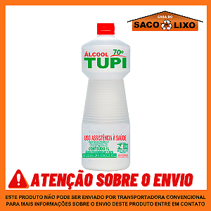 Álcool líquido 70º - Tupi - 1 Litro