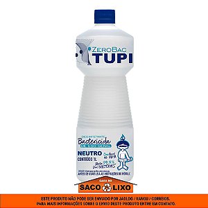 Álcool líquido 46,2º ZeroBac - Tupi - 1 Litro