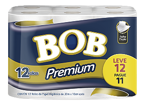 Papel Higiênico BOB Premium - Folha Dupla