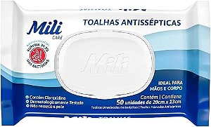 Toalhas Antissépticas Mili 48 Unidades