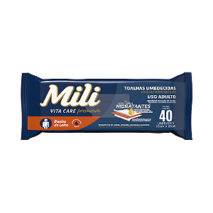 Toalhas Umedecidas Mili Vita Care Adulto 40 un