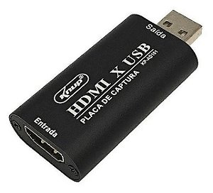 Placa de Captura Hdmi x Usb 4K - Knup