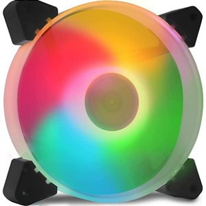Fan Cooler Led 120mm Ventoinha 120x120 Gabinete Cpu 12cm