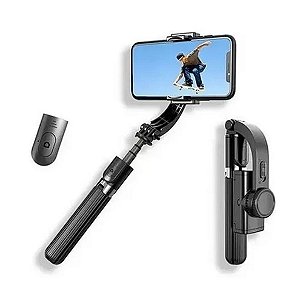 Estabilizador Gimbal Smartphone Selfie Bluetooth C Tripé L08