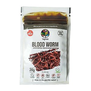 Alimento Para Peixes Bloodworm em Conserva - Yepist