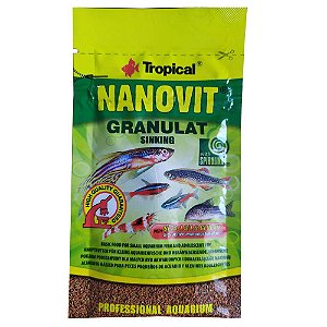 Ração Para Peixes Tropical Nanovit Granulat 10g