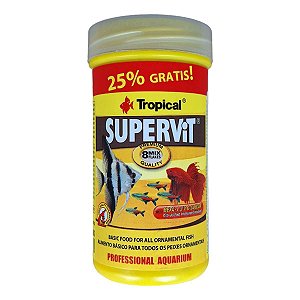 Ração Para Peixes Tropical Supervit Flakes