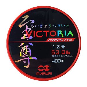 Linha Monofilamento Maruri Victoria Crystal 0,573mm 400m