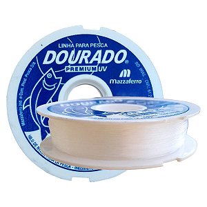 Linha de Pesca Dourado Monofilamento Nylon Branca 100m