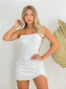 Vestido Franzido lateral