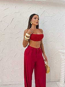 Cropped crochê Mykonos