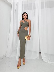 Vestido canelado premium Jenny