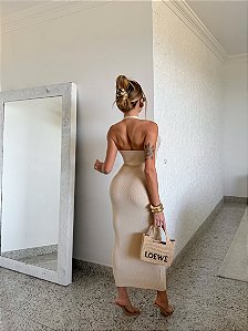 Vestido tricô loren