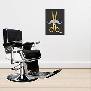 Quadros  Barber preenchidos - decoração para barbearia