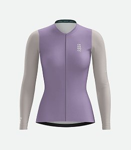 Jersey Colors Colletion Roxo Urbano com Cinza - Feminina