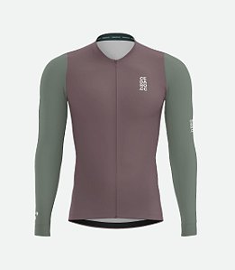Jersey Colors Colletion Marrom com Verde - Masculina