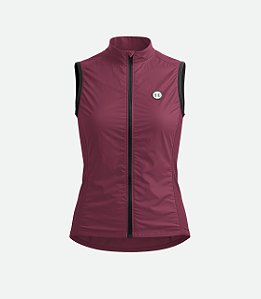 Colete Corta Vento Colors Basic Malbec Feminino