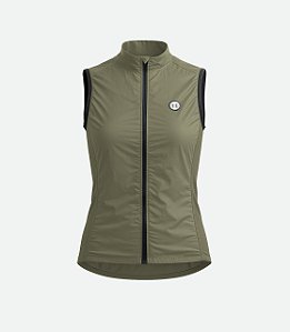Colete Corta Vento Colors Basic - Musgo Feminino