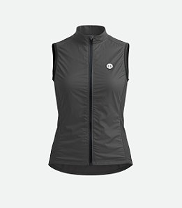 Colete Corta Vento Colors Basic - Black Feminino
