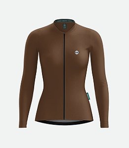 Jersey Poliamida Manga Longa Feminina