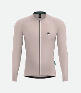 Jersey Poliamida Manga Longa Bege - Masculina