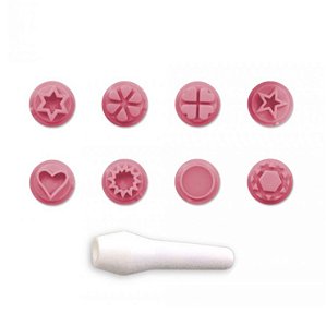 Kit Carimbos Mini Rosa