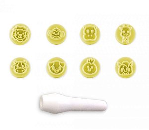 Kit Carimbos Animais Amarelo - Bluestar