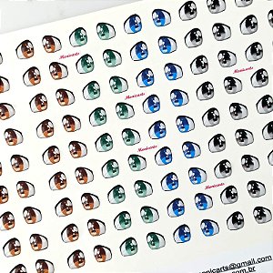 Olhos Adesivos Resinados cód.382
