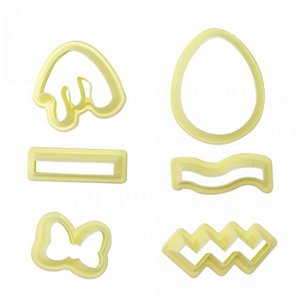 Kit Cortadores Ovos Decorados Páscoa - BlueStar