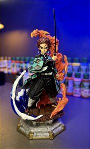 Action Figure Tanjiro Kamado – Demon Slayer | Peça Única em Resina