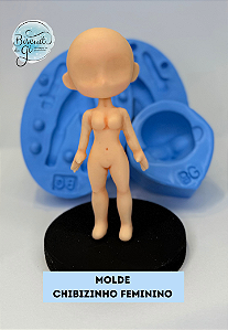 Molde Chibizinho Feminino - Biscuit do Gi