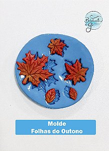 Molde Folhas do Outono