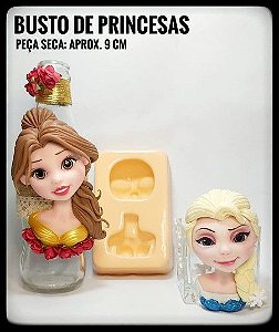 Molde Busto de Princesas - Maria Diniz