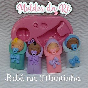 Molde Bebê na Mantinha