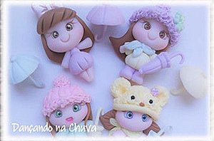 Molde Dançando na Chuva - Priscila Canhadas