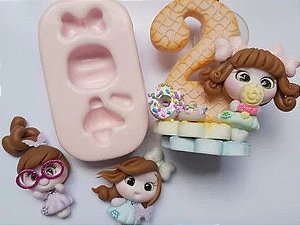 Molde Menina Glamour - Priscila Canhadas