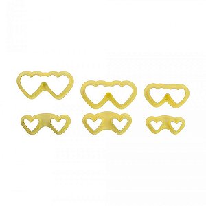 Cortador Óculos Coração