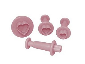 Kit Ejetor Coração - Rosa