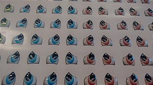 Olhos Adesivos Resinados Cód.254