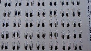 Olhos Adesivos Resinados Cód. 258