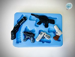 Molde Armas de Fogo - Biscuit do Gi