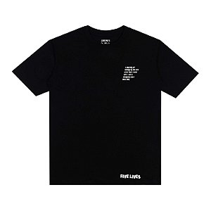 Camiseta Five Lives (Preta)