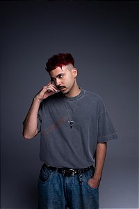 Camiseta Boxy Você É Tecnológico (Chumbo)