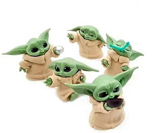 Set 5 Miniaturas Baby Yoda