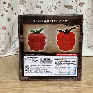 Luminária de ambiente "Devil Fruit Room Light" da série One Piece, com o modelo "Bara Bara no Mi
