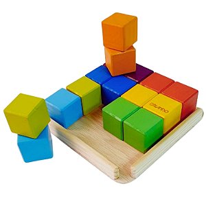 Jogo pareamento das cores, associe as cores, montessori - Grimm Toys