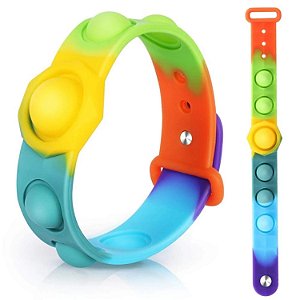 Pop It Pulseira Sensorial - Fidget Toy