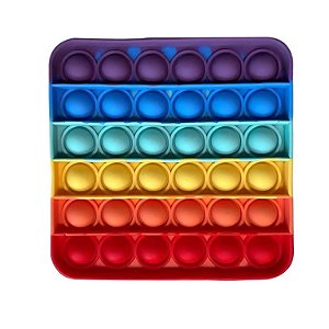 Pop It - Fidget Toy - Quadrado colorido