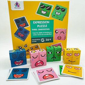Quebra-Cabeça Cubos Emoji Cuti-Cuti