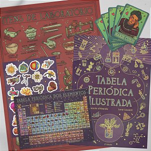 Kit Tabela Periódica Ilustrada